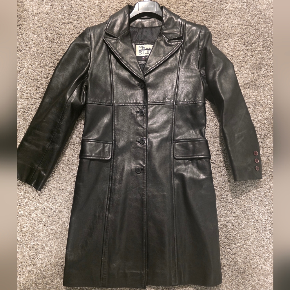 Pelle Studio Classic Black Leather Jacket